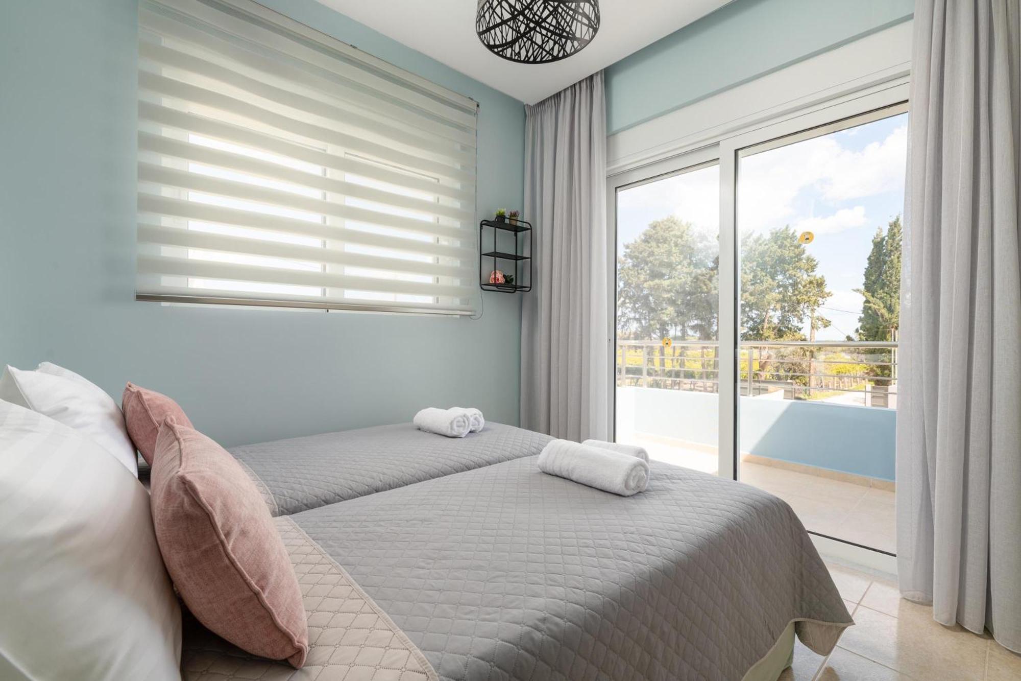 Ethria Pool Villa With Heated Jacuzzi Afantou Buitenkant foto